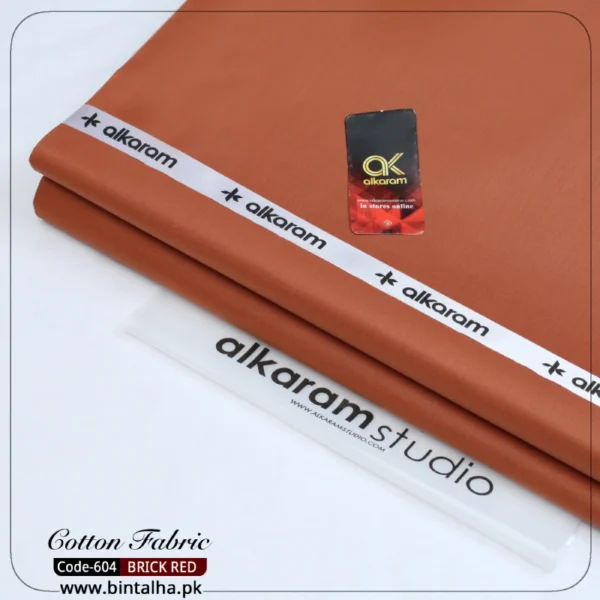 Al Karam Cotton-Brick-Red-604