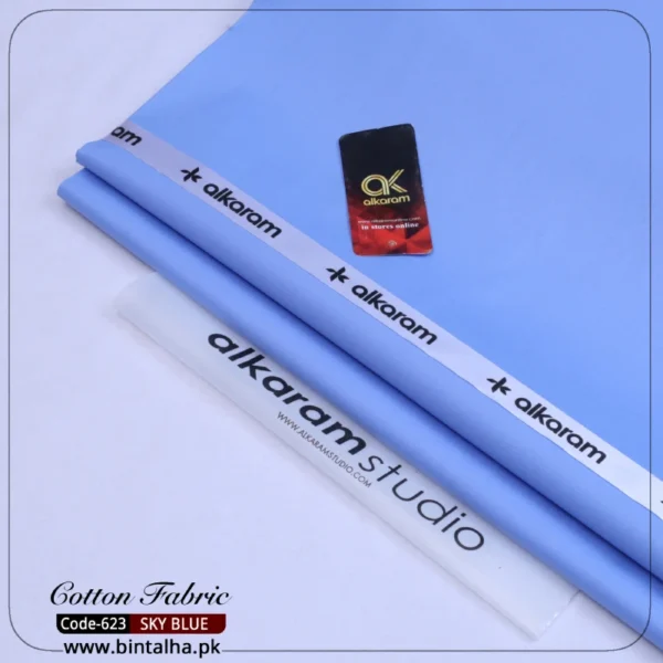 Al Karam Cotton-Sky-Blue-623